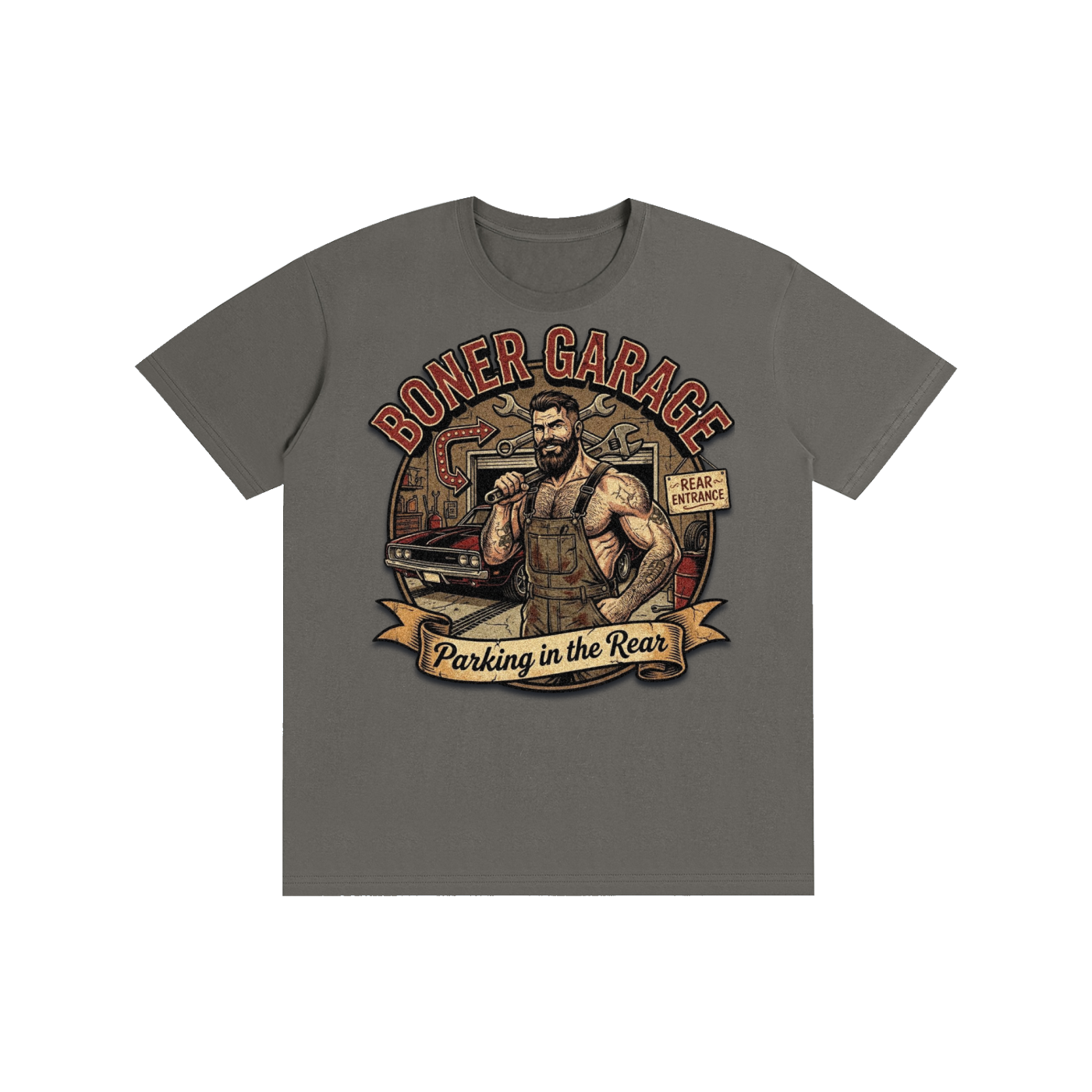 Boner Garage Parking in the Rear T-Shirt