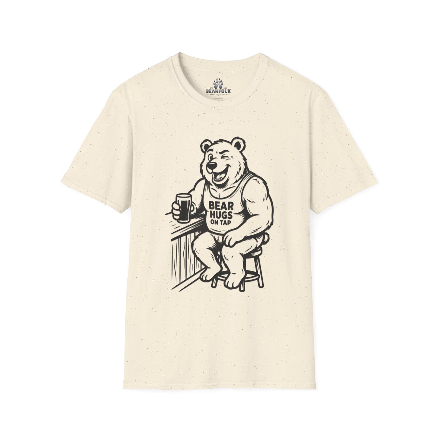 Bear Hugs On Tap T-Shirt —  Bear Graphic Tee