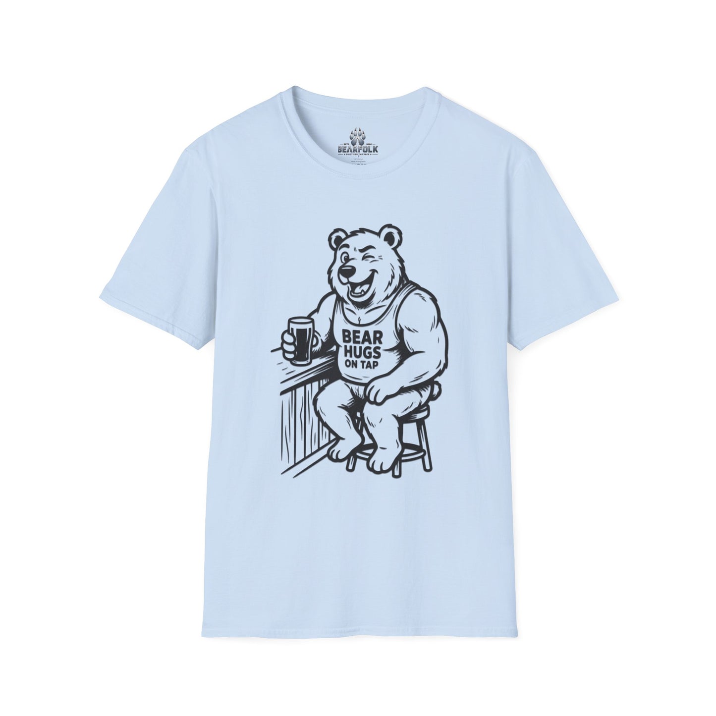 Bear Hugs On Tap T-Shirt —  Bear Graphic Tee