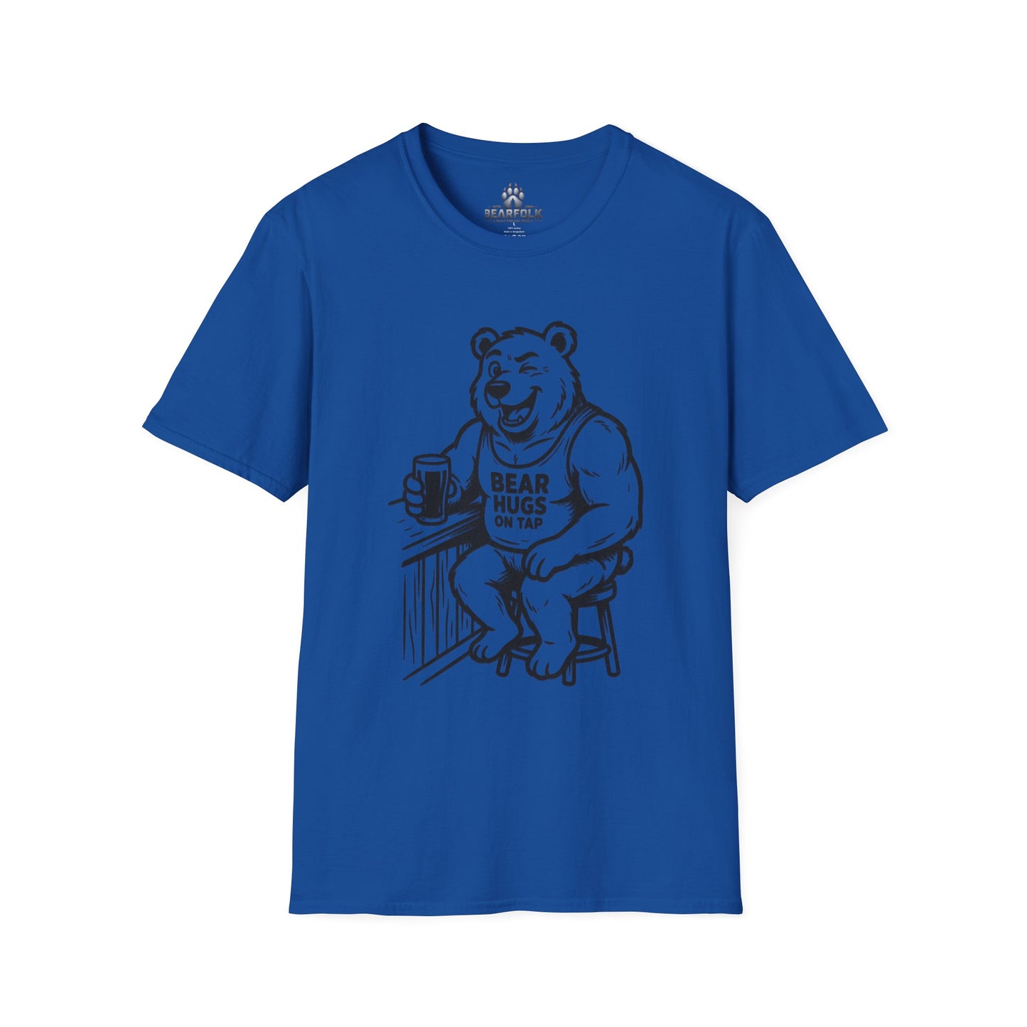 Bear Hugs On Tap T-Shirt —  Bear Graphic Tee