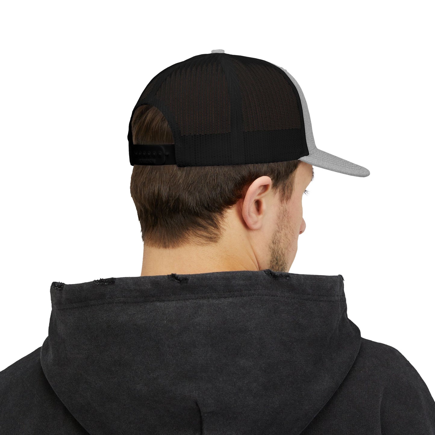 Bearfolk Bearclaw Retro Trucker Cap — Rustic Hunting Snapback Hat