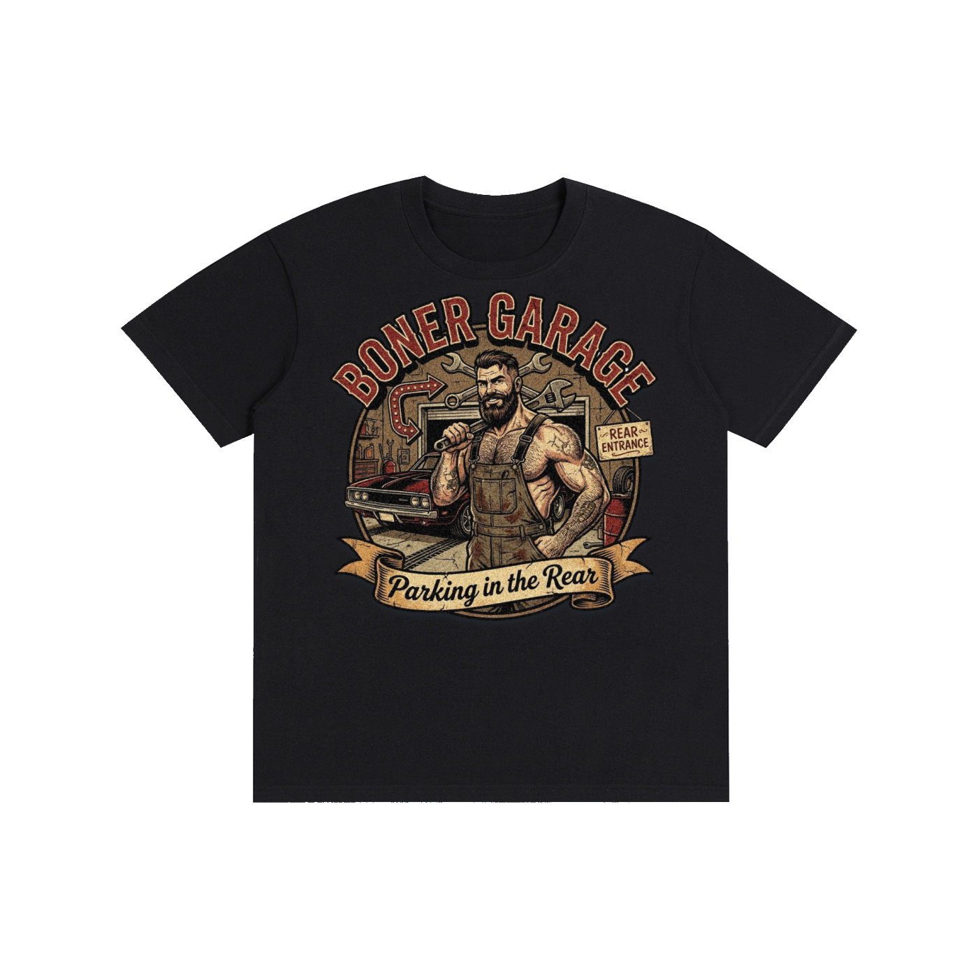Boner Garage Parking in the Rear T-Shirt