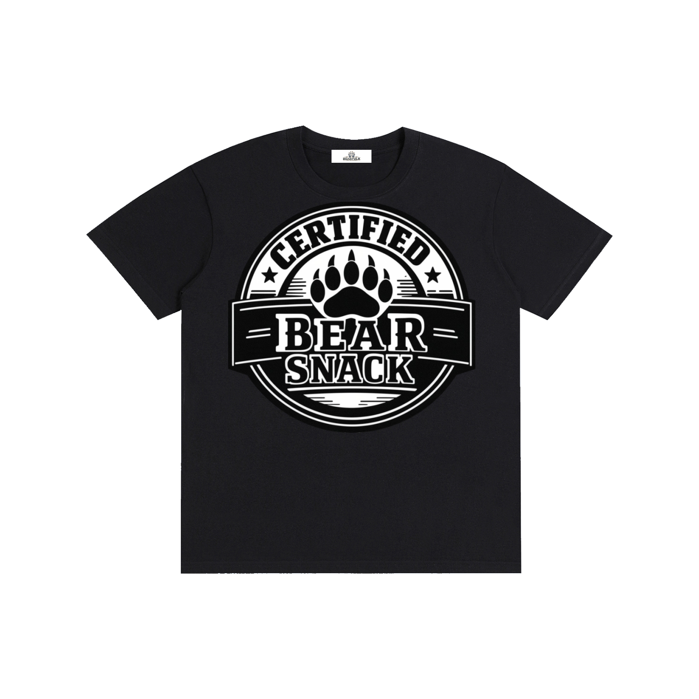 Certified Bear Snack Pure Cotton Unisex T-Shirt