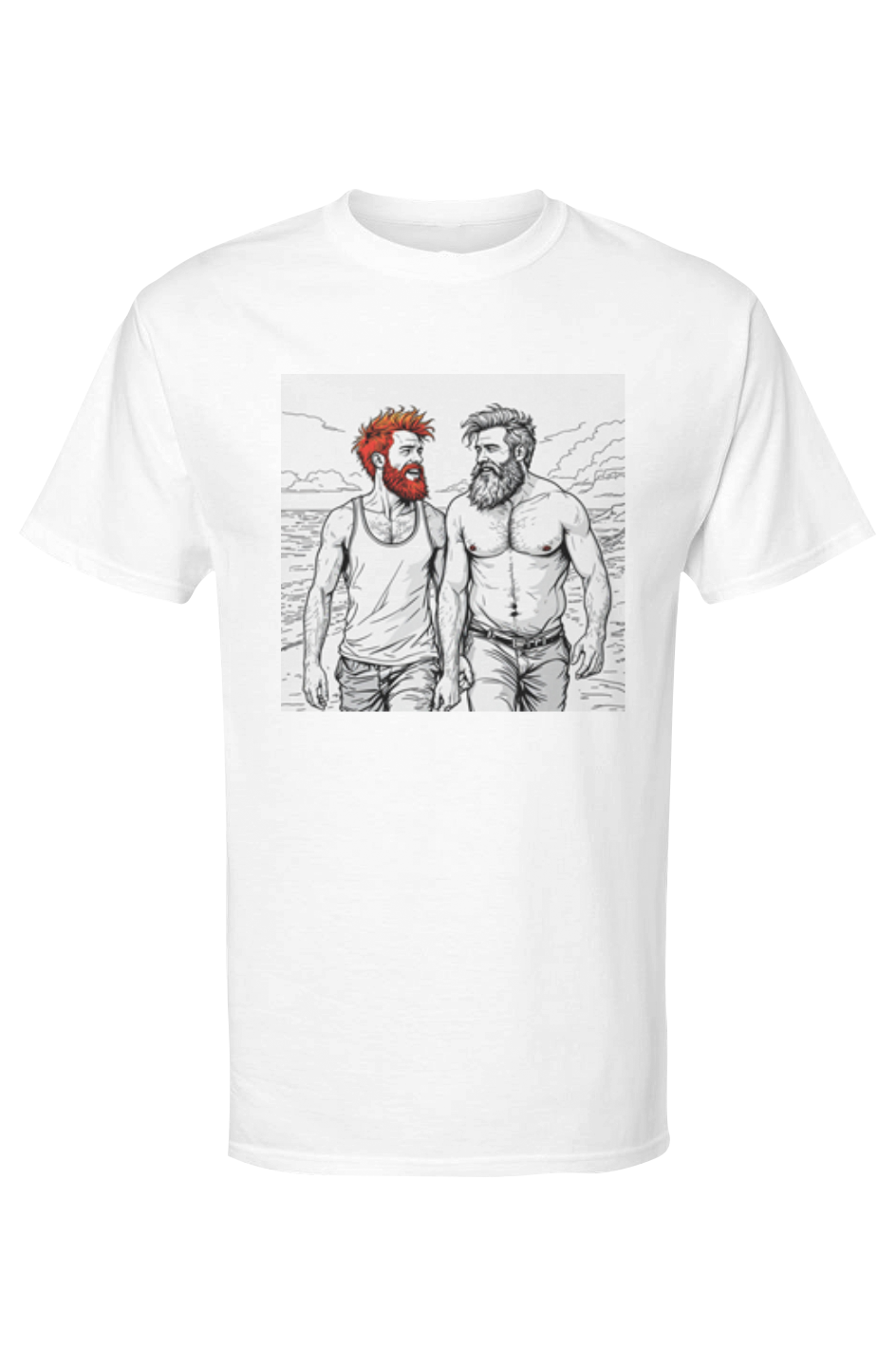 Mens Gold Soft Touch Tshirt