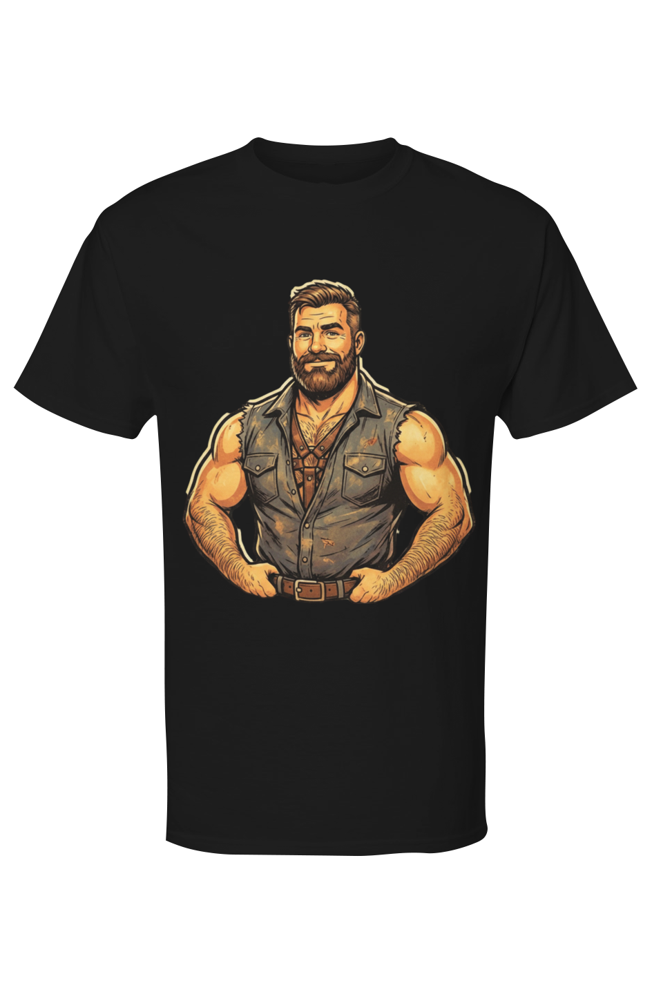 Mens Gold Soft Touch Tshirt