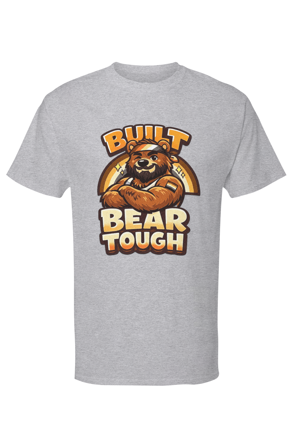 Built Bear Tough Mens Gold Soft Touch Tshirt