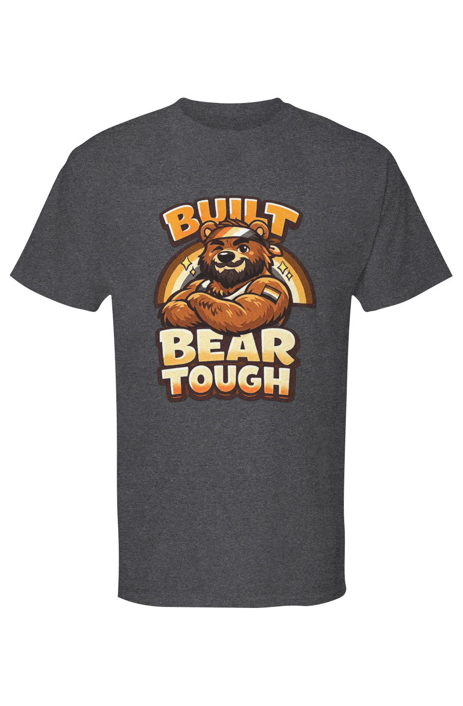 Built Bear Tough Mens Gold Soft Touch Tshirt