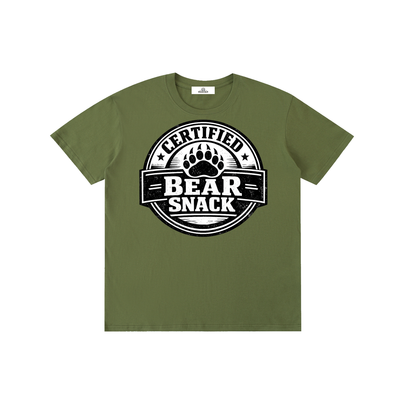 Certified Bear Snack Pure Cotton Unisex T-Shirt