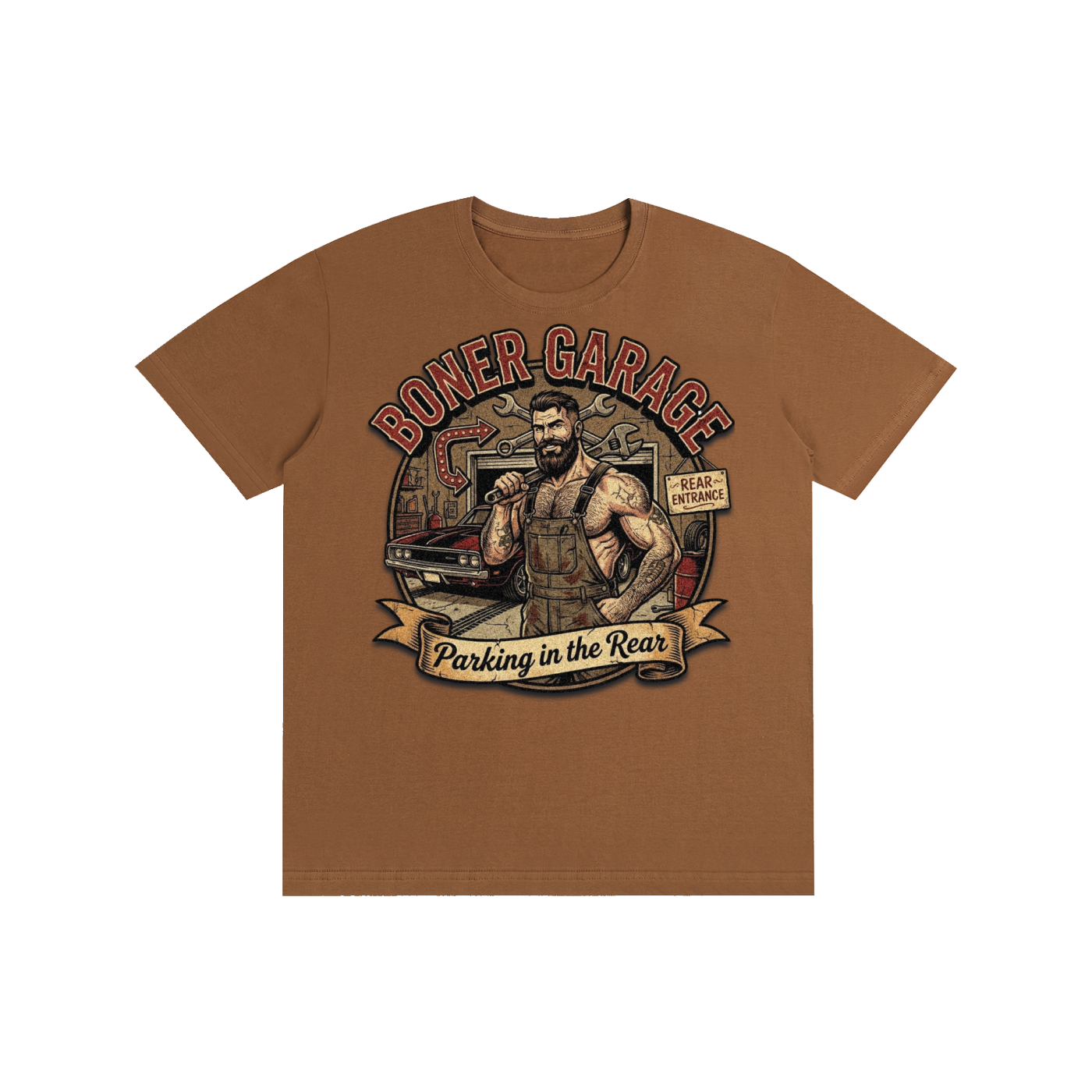 Boner Garage Parking in the Rear T-Shirt