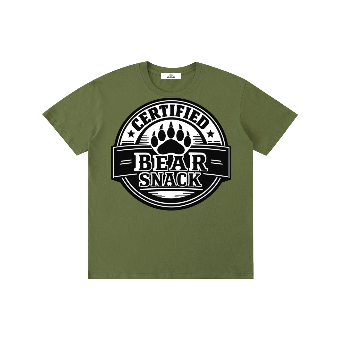Certified Bear Snack Pure Cotton Unisex T-Shirt