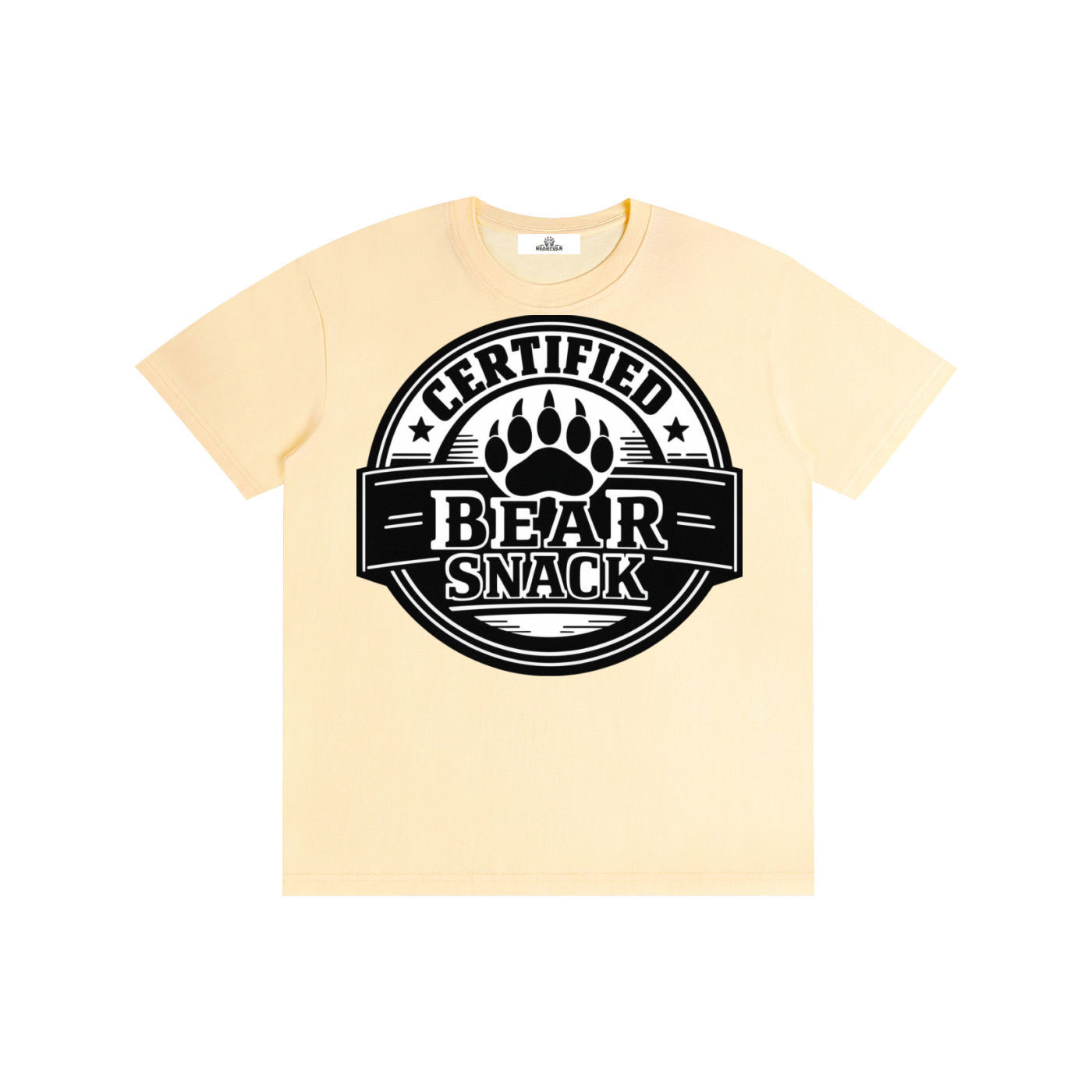 Certified Bear Snack Pure Cotton Unisex T-Shirt