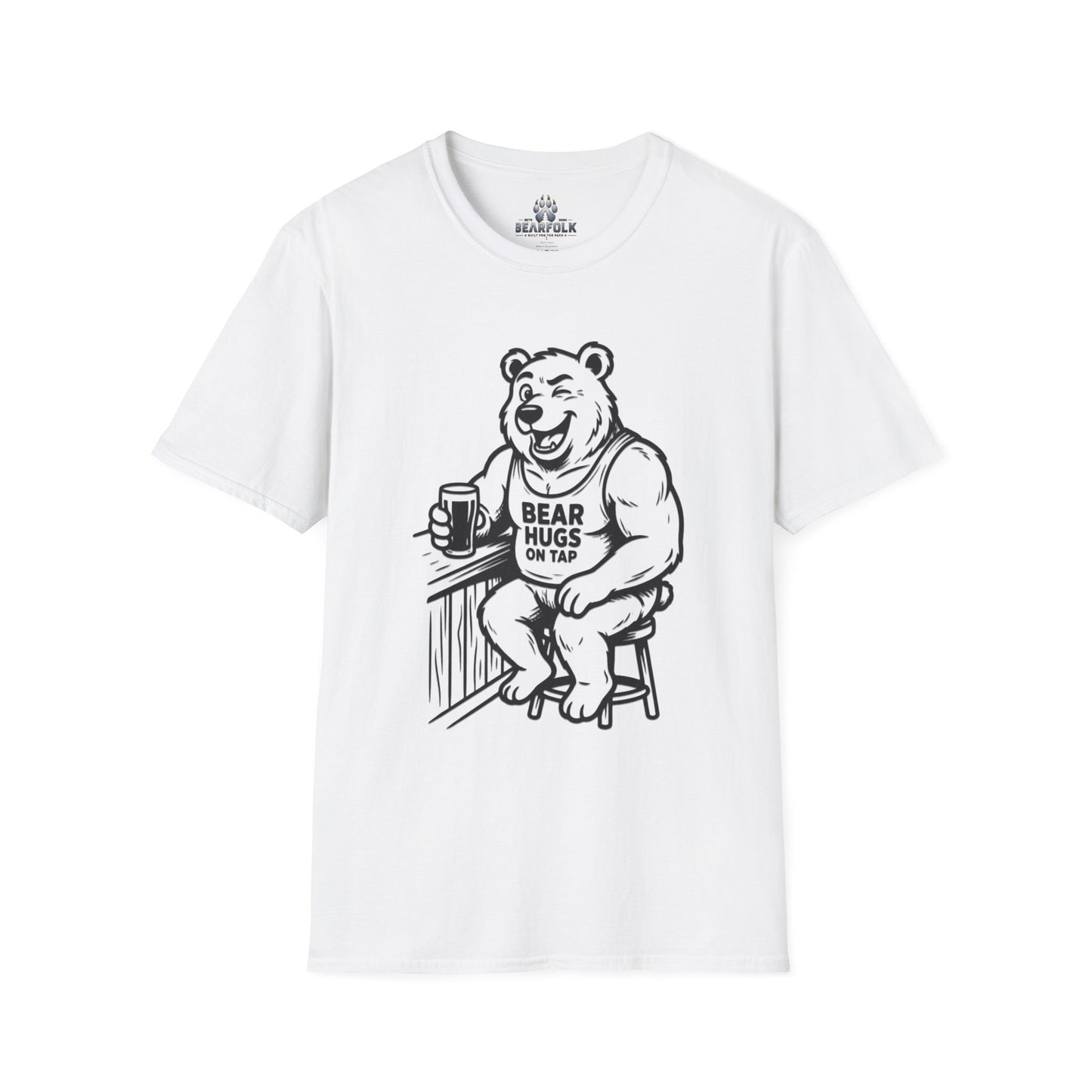 Bear Hugs On Tap T-Shirt —  Bear Graphic Tee