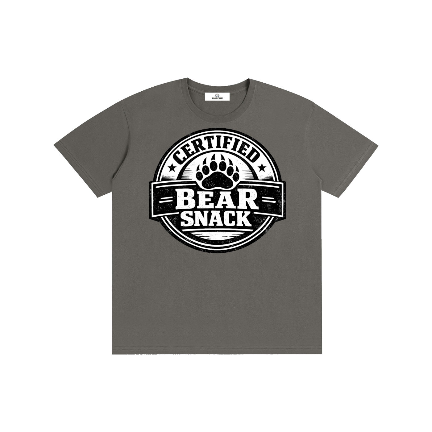 Certified Bear Snack Pure Cotton Unisex T-Shirt