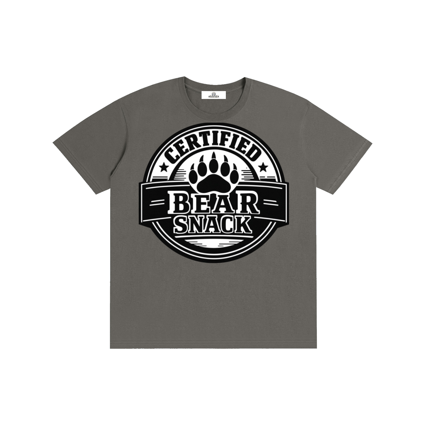 Certified Bear Snack Pure Cotton Unisex T-Shirt
