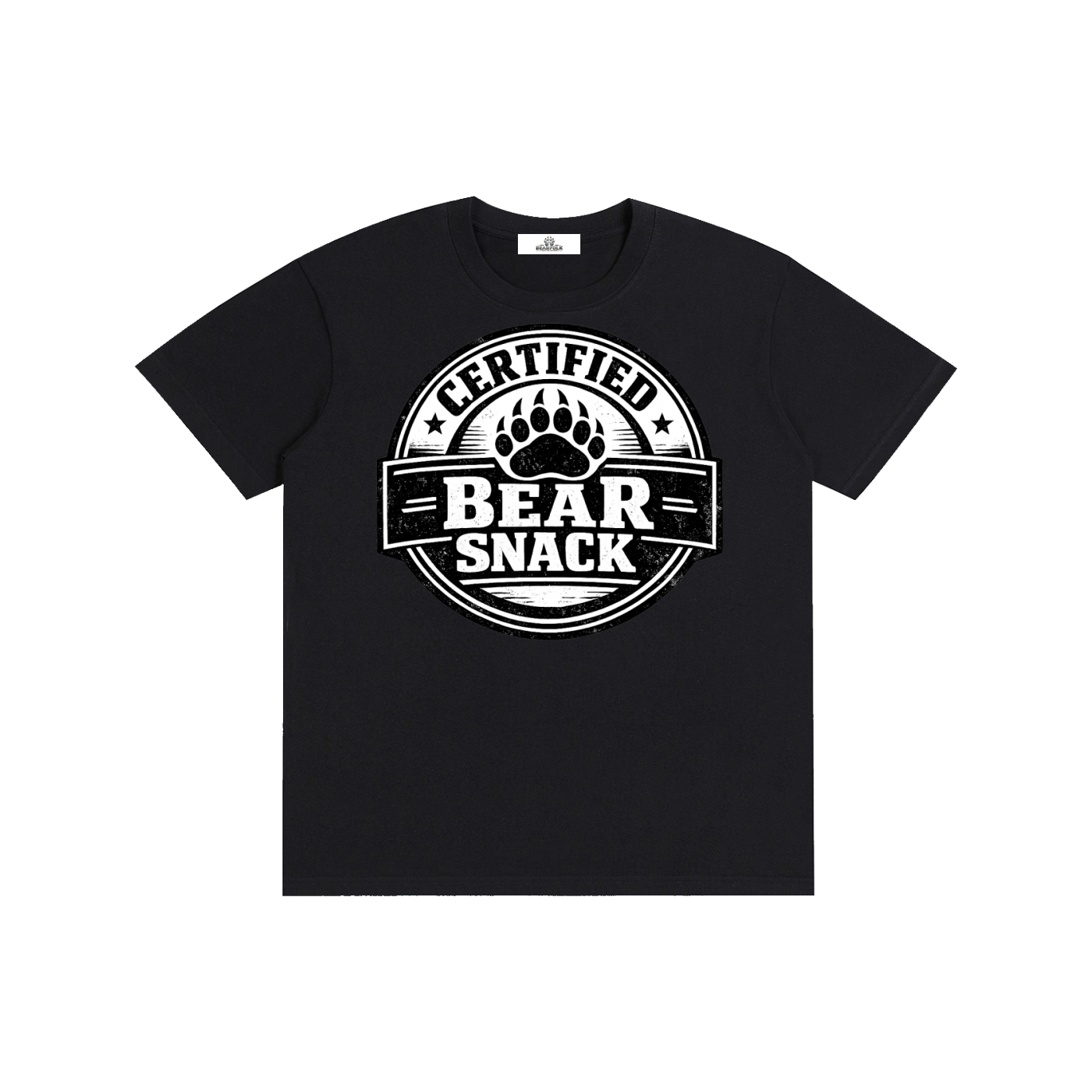 Certified Bear Snack Pure Cotton Unisex T-Shirt